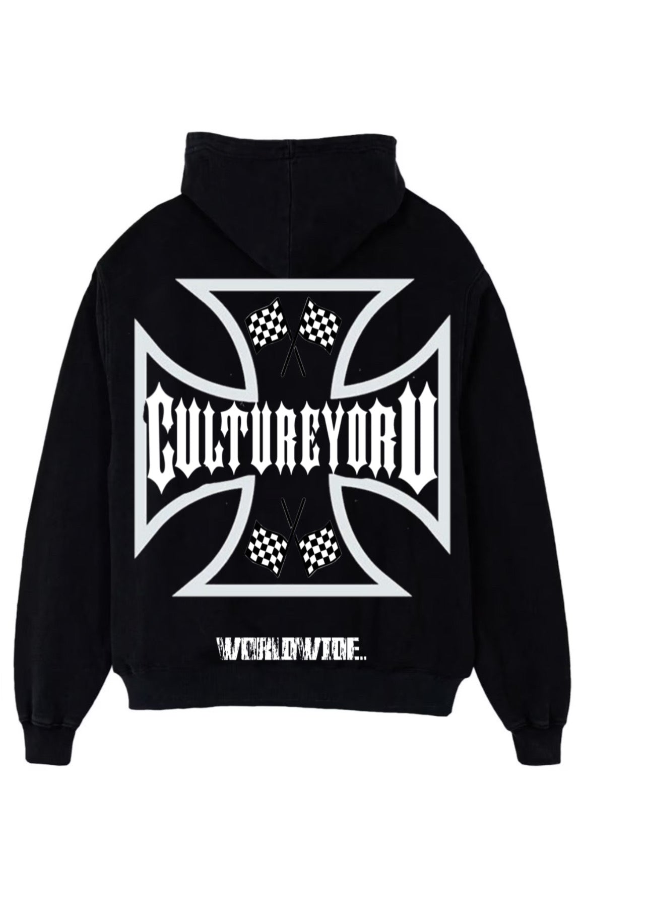 Culture Yoru Cross Hoodie
